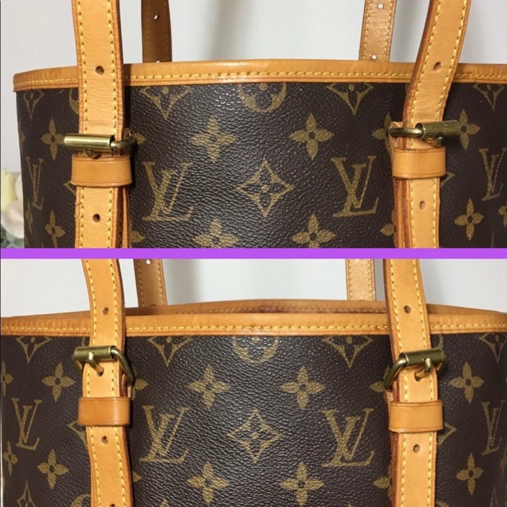 AUTHENTIC LOUIS VUITTON BAG BUCKET GM MONOGRAM TOTE 🌸🏆 - Picture 5 of 9